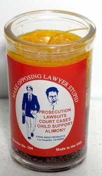 Make Opposing Lawyer Look Stupid Ritual Candle