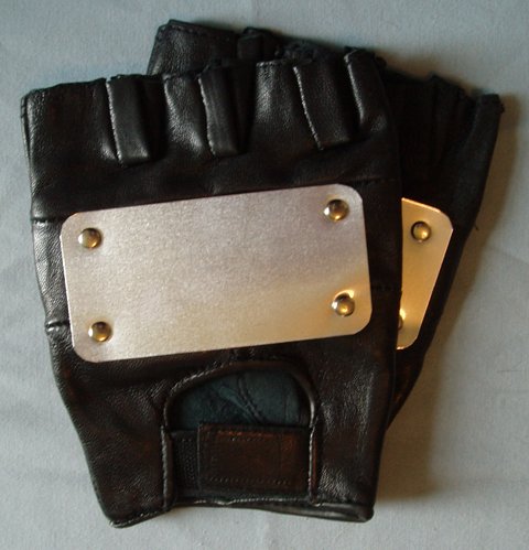 Naruto cosplay: Leather Kakashi gloves - most accurate!
