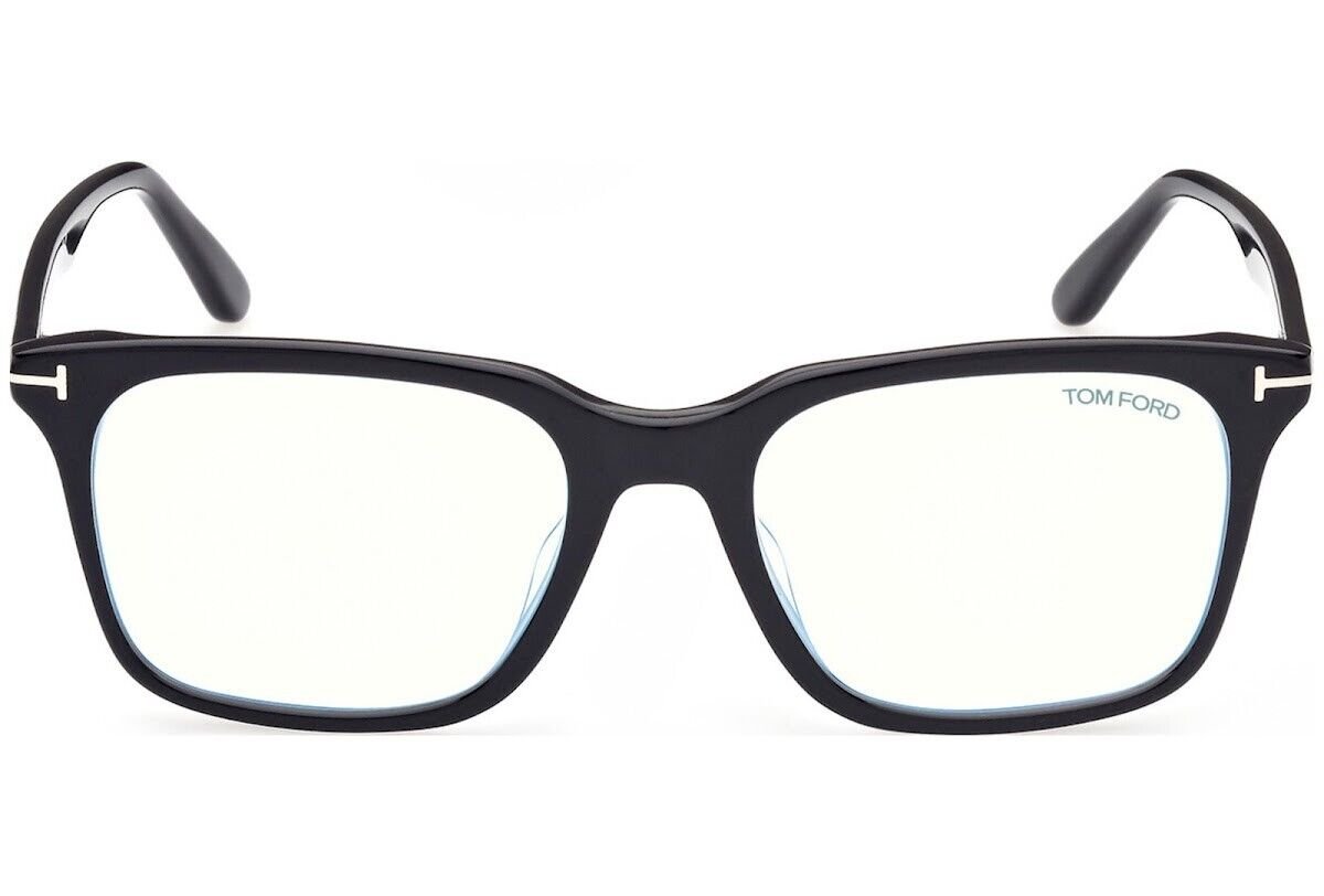 Tom Ford Tf D B Black Square Plastic Eyeglasses Frame Rx