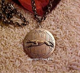 Racing Greyhound Whippet Photo Locket Necklace ... Jewelry for Dog Lovers