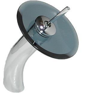 The Niagara Smoke Waterfall Vessel Sink Faucet - Chrome
