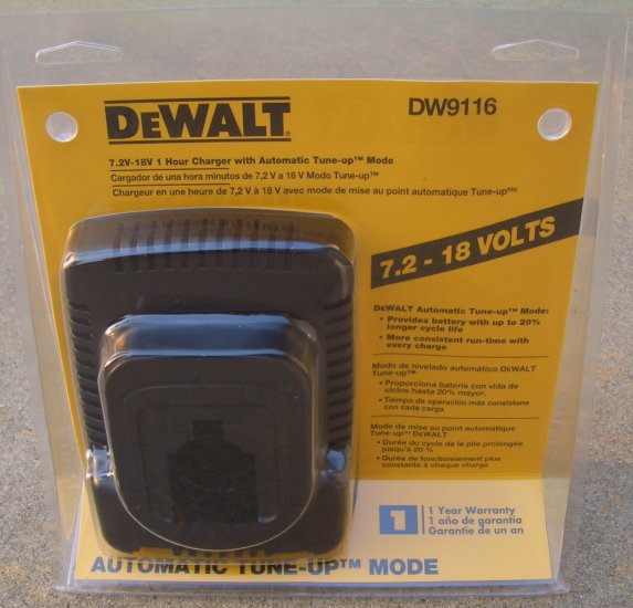 DW9116 Dewalt Battery Charger 7.2-9.6-12-14.4-18 v