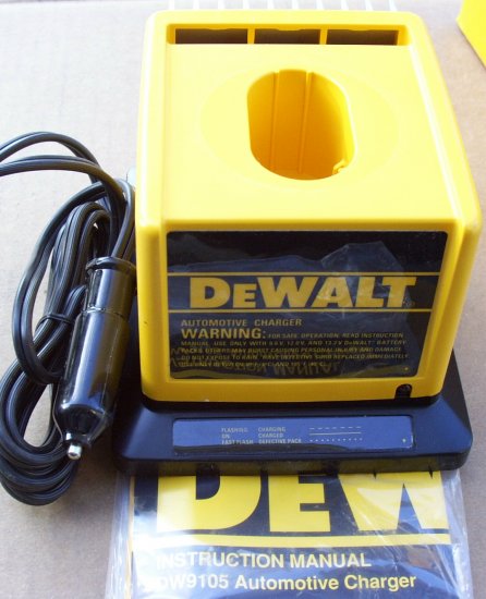 DW9105 Dewalt Automotive Vehicle Charger 7.2v -14.4v