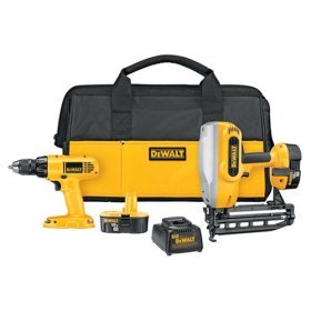 DC616DA Dewalt 18v 16 Guage Nailer & Drill Combo Kit