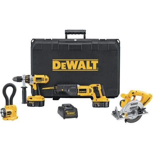 DC4PAKA Dewalt HD XRPâ„¢ 18V Cordless 4-Tool Combo Kit
