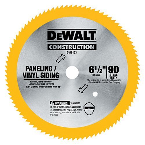 DW9153 DeWalt 6-1/2-Inch 90 Tooth Saw Blade
