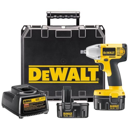 DW055K-2 DeWalt ½" Heavy-Duty 14.4V Impact Wrench Kit