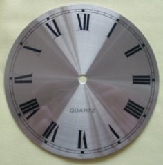 3-5/8" Alum/Brass Spun Roman Clock Dial