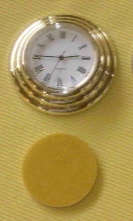 (3) 42mm (1-3/4") Designer Quartz Clock Fitups Roman -EZ Mounts