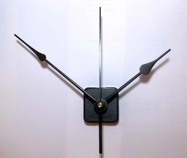 (5) Continuous Motion Quartz Clock Movements w/7" Spaded Hands and 6" Sweeps #33