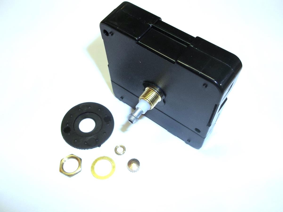 High Torque Clock Movement (Silent Sweep) Extended Shaft, Short Shaft (For Long Hands