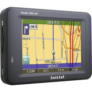 Initial Gm-431 4.3" Color Touch Screen Portable Gps Navigation System Gm431