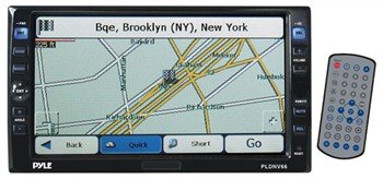 Pyle PLDNV66 6.5'' Double Din Motorized Touch Screen , CD/DVD/MP3/MMC Reader & GPS Mapping SoftwaRE
