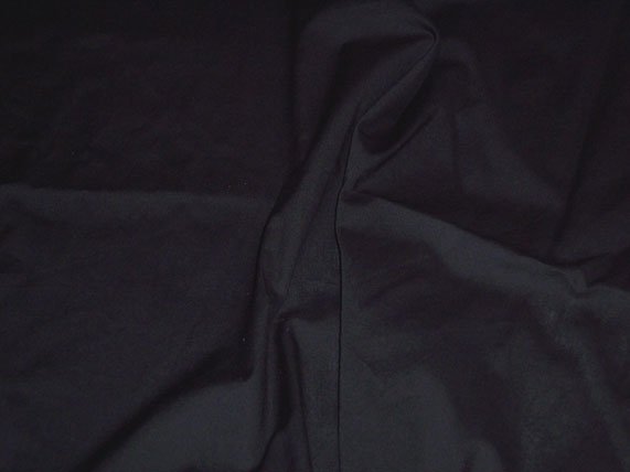 Black Poly Cotton Broadcloth