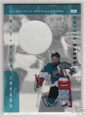 Doninik Hasek - 1999/2000 BAP NHL Hockey Game All Star Jersey Card #J-20