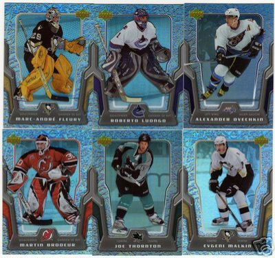2007/2008 McDonalds NHL Hockey Cards Complete Set of 50 Cards + 6 Card Check List Set