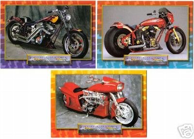 Harley Davidson +++ - Thunder Custom Bikes, 50 Card Complete Set, Hamsters USA, 1993 MT