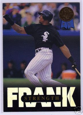 Frank Thomas 1993 Leaf MLB Baseball Insert Card #8 of 10 NICE!