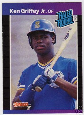1989 - Ken Griffey, Jr., Donruss MLB Baseball Rookie Card #33