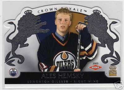 Ales Hemsky 2002/2003 Crown Royale NHL Hockey Rookie Card #114