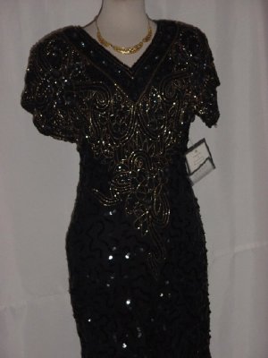 Black Mother of the Bride Dress Groom Tank Straps Semi-Formal Gown