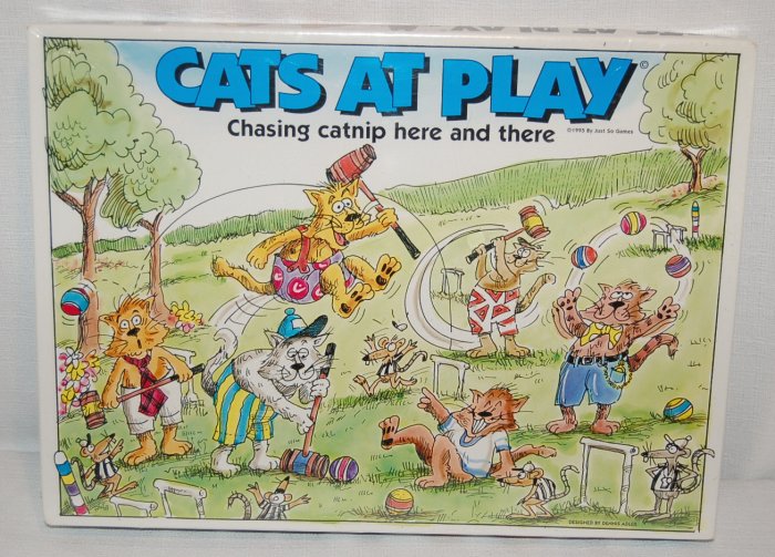Cats At Play Board Game ~ New Sealed