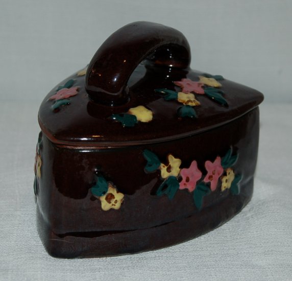 Made in Japan Iron Shaped Trinket Box