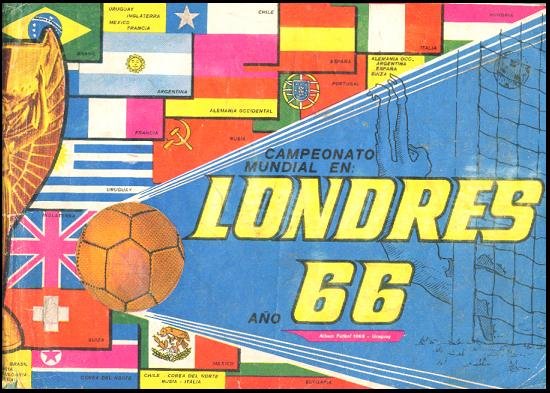 SOCCER WORLD CUP LONDON 1966 Sticker's album