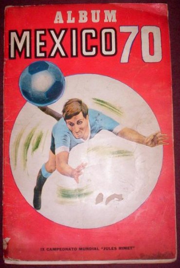 SOCCER WORLD CUP MEXICO 1970 STICKER ALBUM