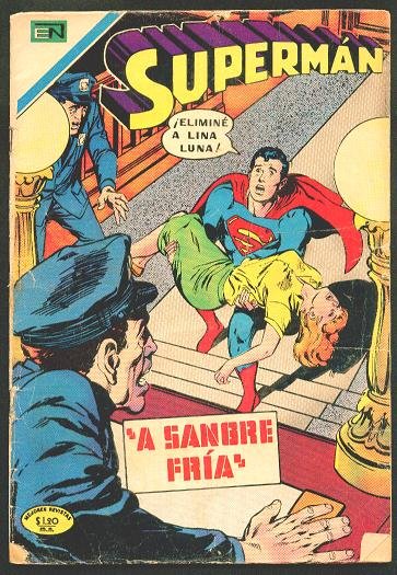 SUPERMAN # 770 Spanish Mexican Comics 1970 NOVARO