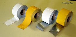 4" X 150' WHITE Pavement Marking Tape ROLLS