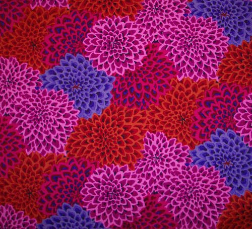 Kaffe Fasset Dahlia Blooms Lush Fabric