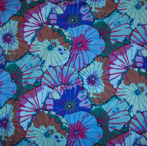 Kaffe Fassett Lotus Leaf Blue Fabric