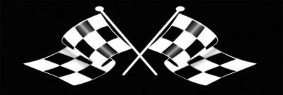 Checkered racing flag