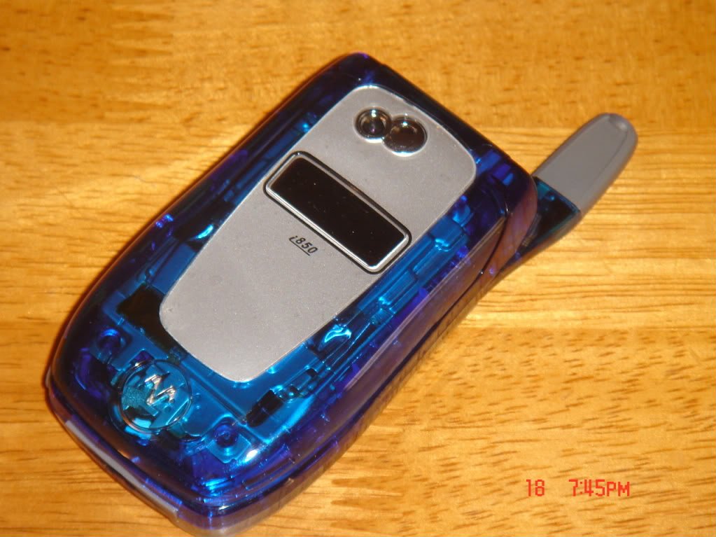 NEW i850 Limited Edition Nextel Custom BLUE GRAY Phone!