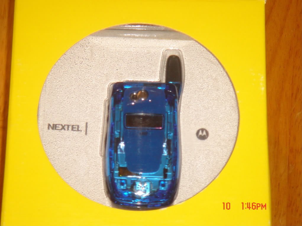 NEW i850 Limited Edition Nextel Boost BLUE Phone!!!****