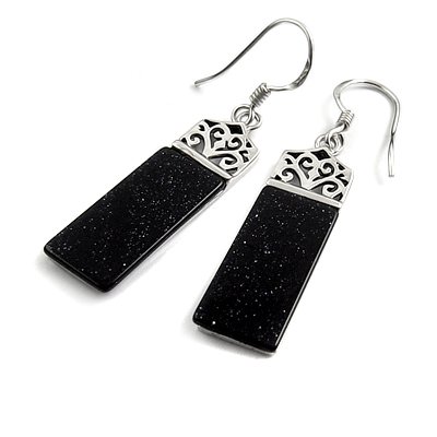24900-Sterling silver earrings with stones