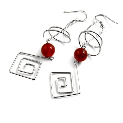 24905-Sterling silver earrings
