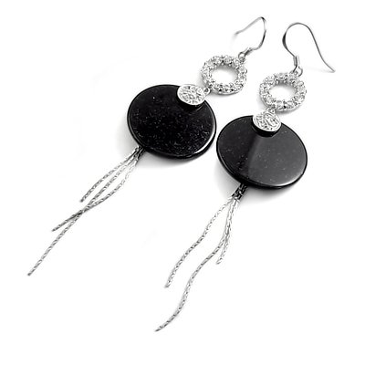 24906-Sterling silver earrings