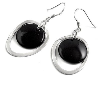 24908-Sterling silver earrings
