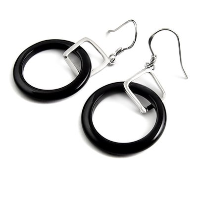 24909-Sterling silver earrings