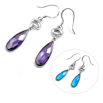 24007-Sterling silver earring