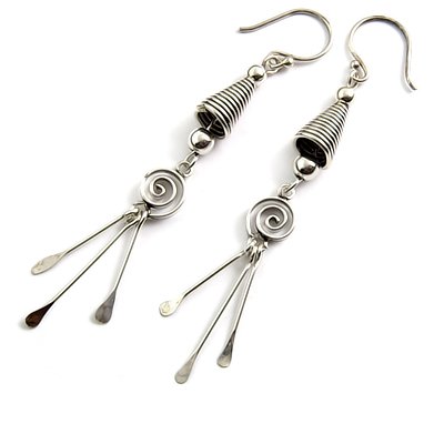 24188-Thailand silver earring