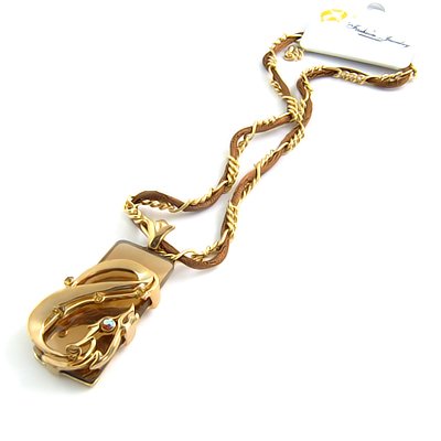 24497-Alloy with rhinestone necklace
