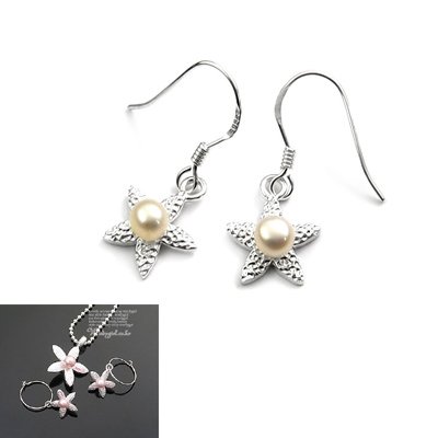 24514-sterling silver with pearl earring