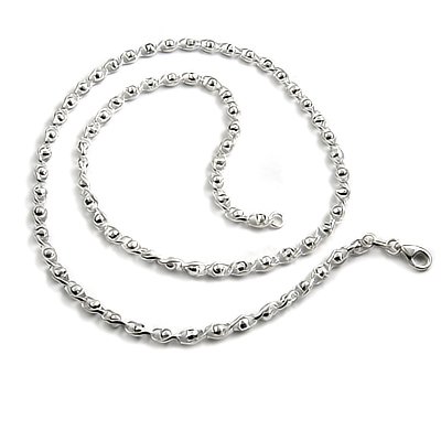 24532- men's sterling silver necklace