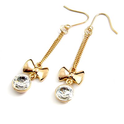 24568-alloy with rhinestoe earring