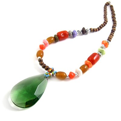 24606-resin with alloy necklace