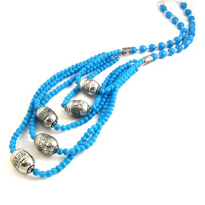 24608-resin with alloy necklace