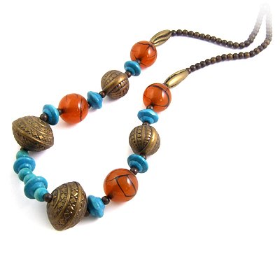 24629-resin with alloy necklace